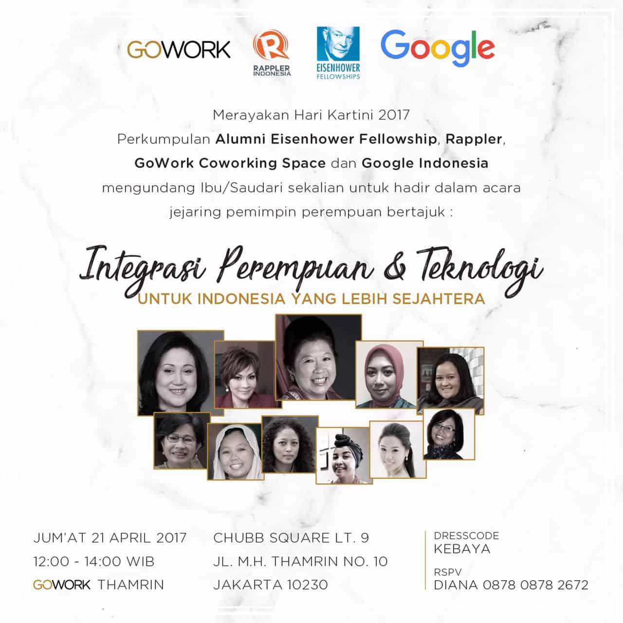 Dialogue Session with RapplerID: Integrasi Perempuan & Teknologi (Hari Kartini Special April 21)