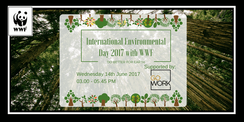 GoWork X WWF – International Environmental Day (14 June 2017)