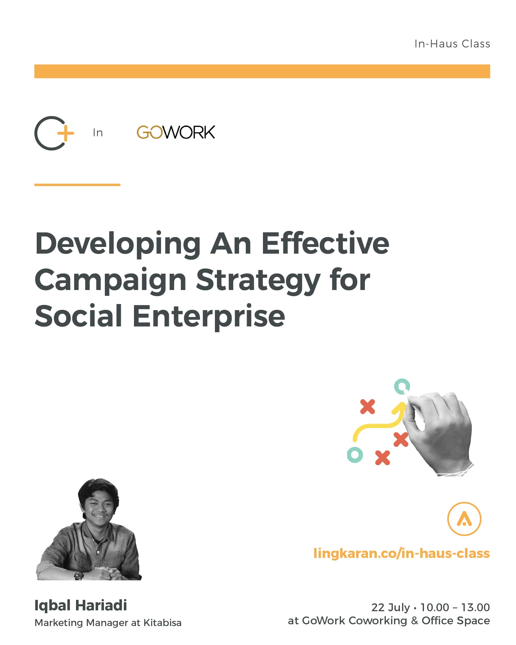 +Lingkaran X GoWork – Developing an Effective Campaign Strategy for Social Enterprise (22 July 2017)