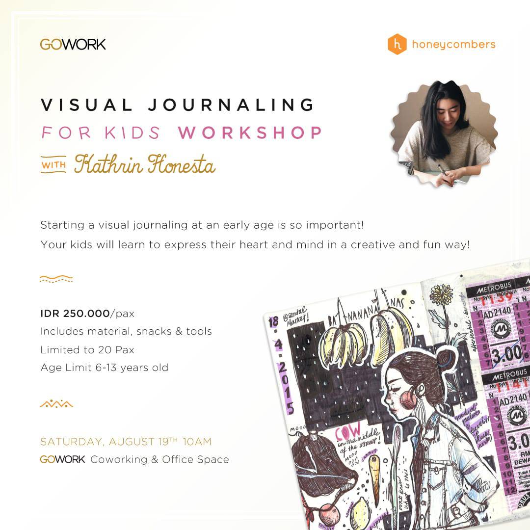 Visual Journaling For Kids Workshop with Kathrin Honesta (19 August 2017)