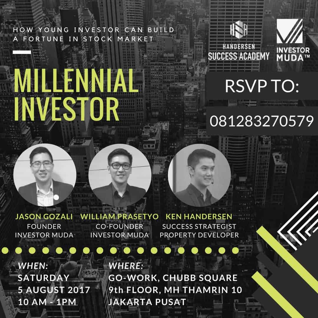 Millennial Investor – How Young Investor Can Build A Fortune In Stock Market (5 August 2017)